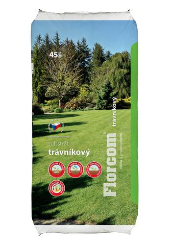 Substrát trávnikový s kompostom a pieskom 45L