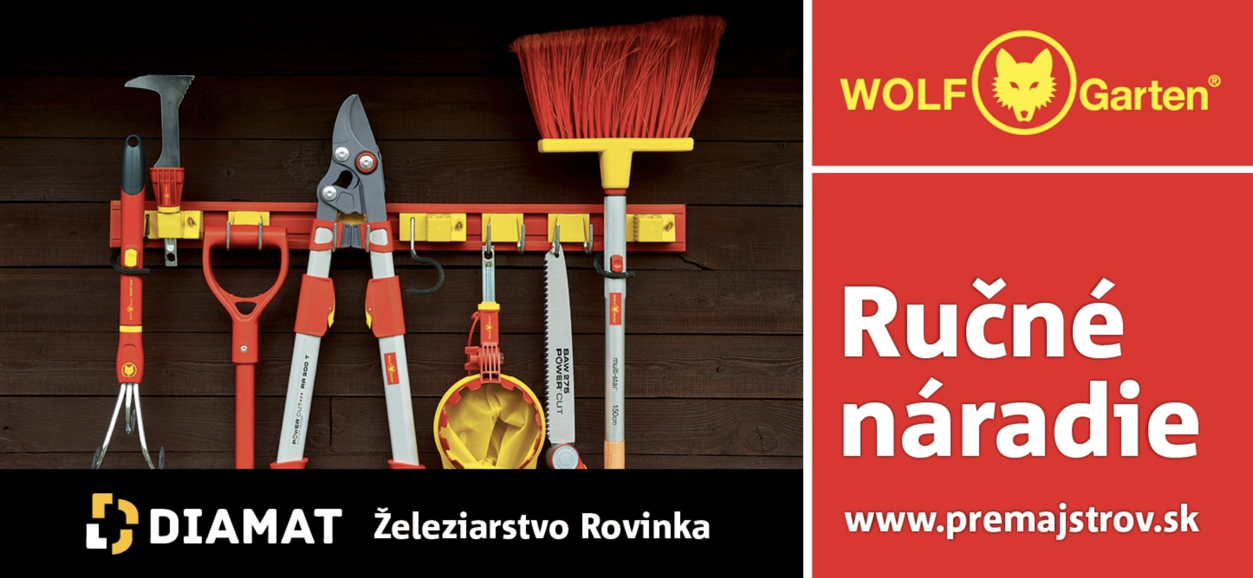Multifunkčne záhradné náradie WOLF GARTEN