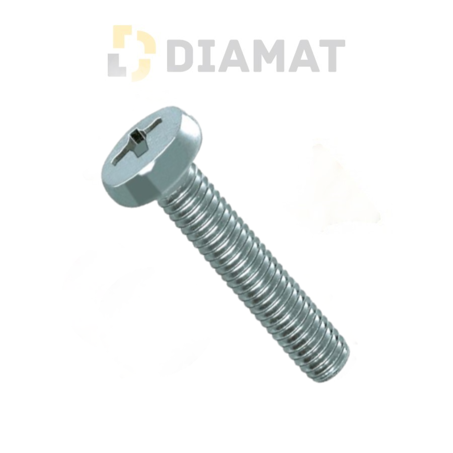 Skrutka s polguľatou hlavou - DIN 7985