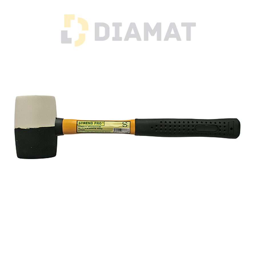 Kladivo gumové - Strend Pro HM231 - biele, čierne