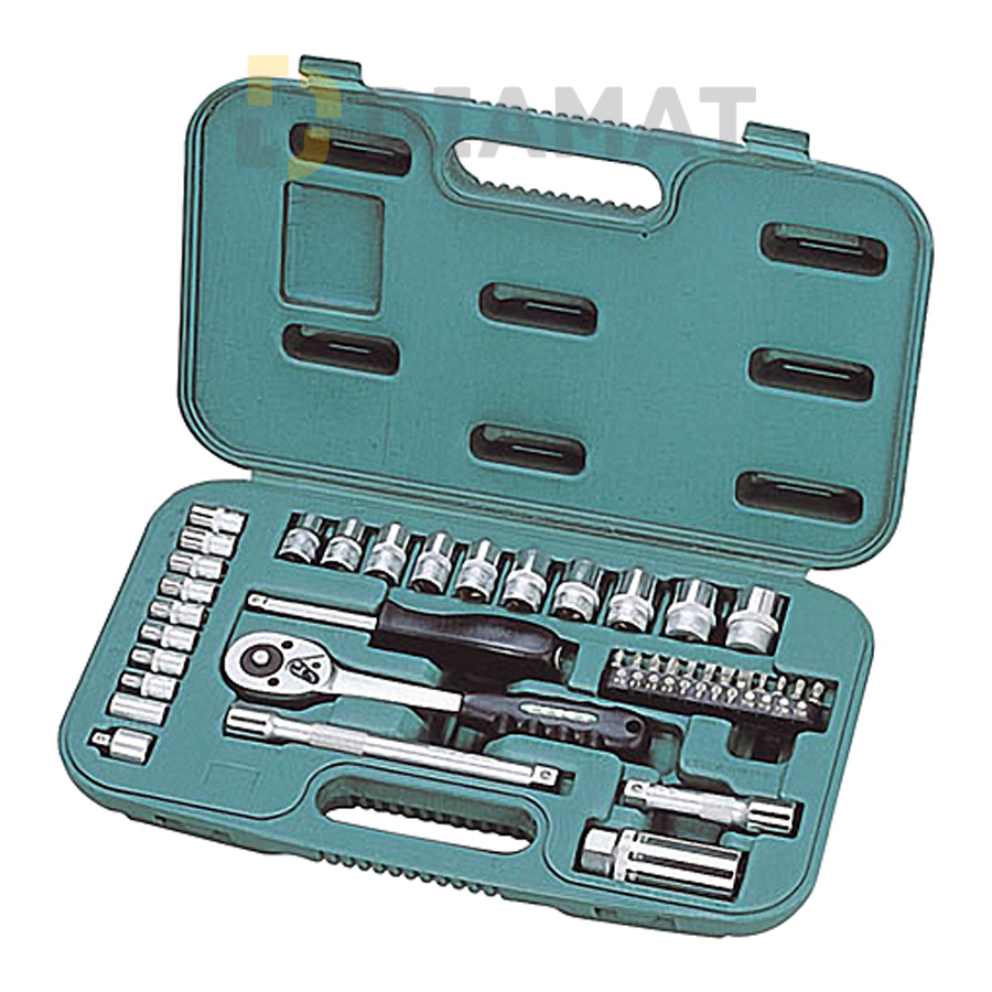 Sada 1/4" + 3/8" HONITON 132037B - 37 dielna