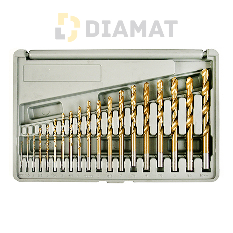 Sada - vrták, TiN HSS Strend Pro FD032 - 19 dielna