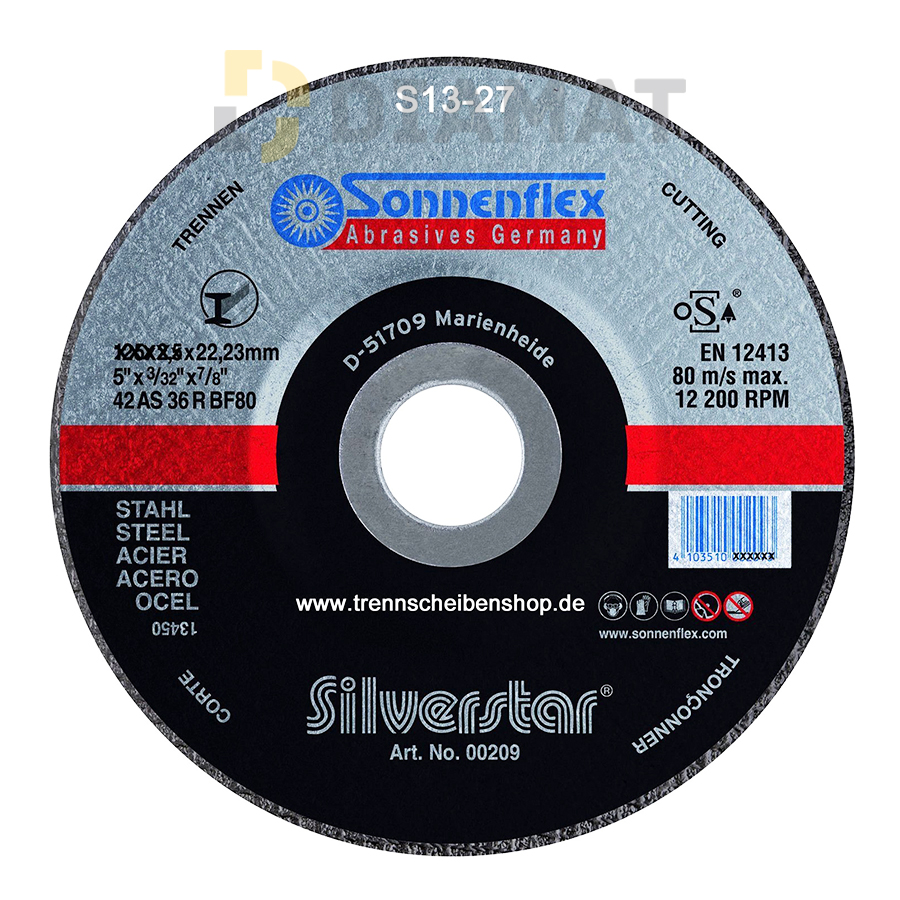 Rezný kotúč Sonnenflex SilverStar - oceľ, odliatky