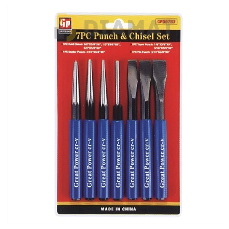 Sada sekáčov GP007B2 - 7 dielna