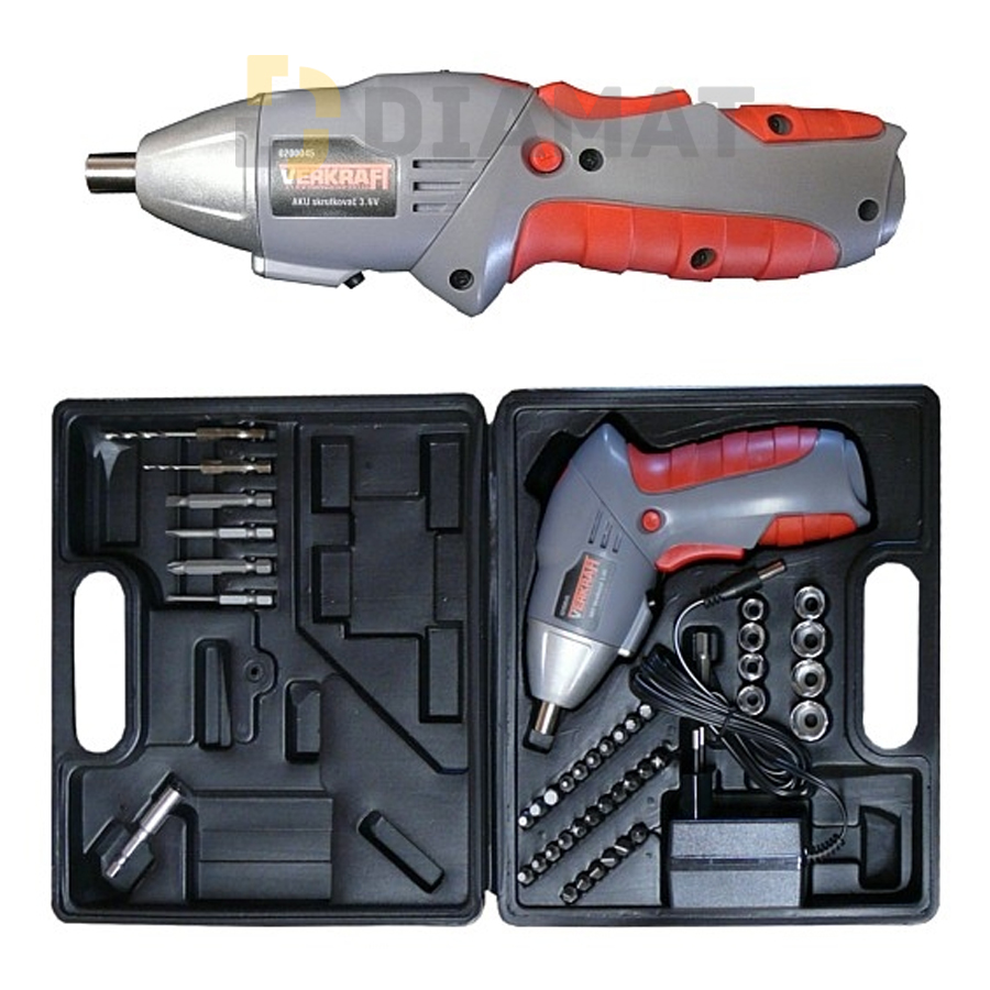 Aku skrutkovač na bity Verkraft