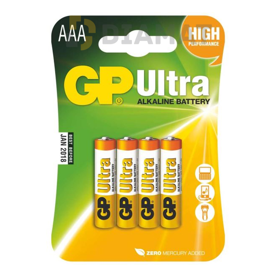 Batéria AAA LR03 - GP Ultra Alkaline