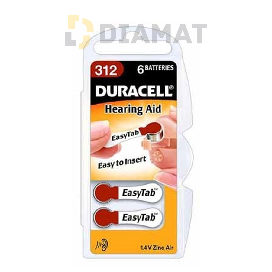 Batéria DA 312 P6 - DURACELL