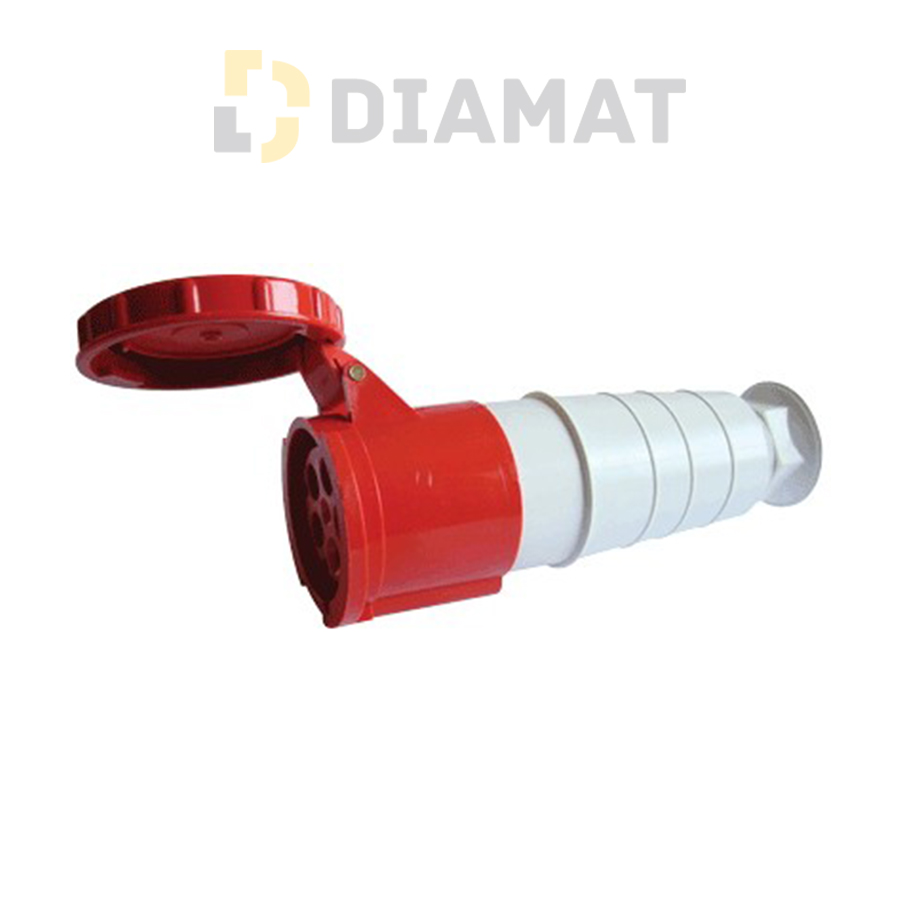 Zásuvka - spojovacia priemyselná, s káblovou prechodkou - TICS-235