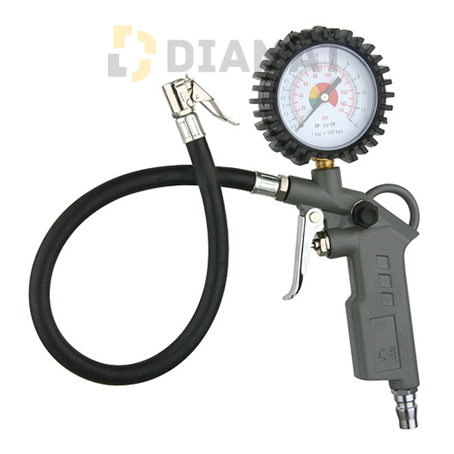 Pištoľ s manometrom na pneumatiky - Airtool TG-11