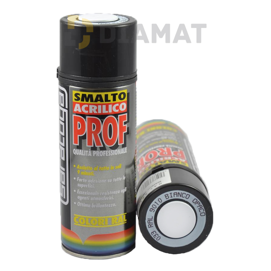 Sprej PROF - akrylová farba - biela - RAL9010