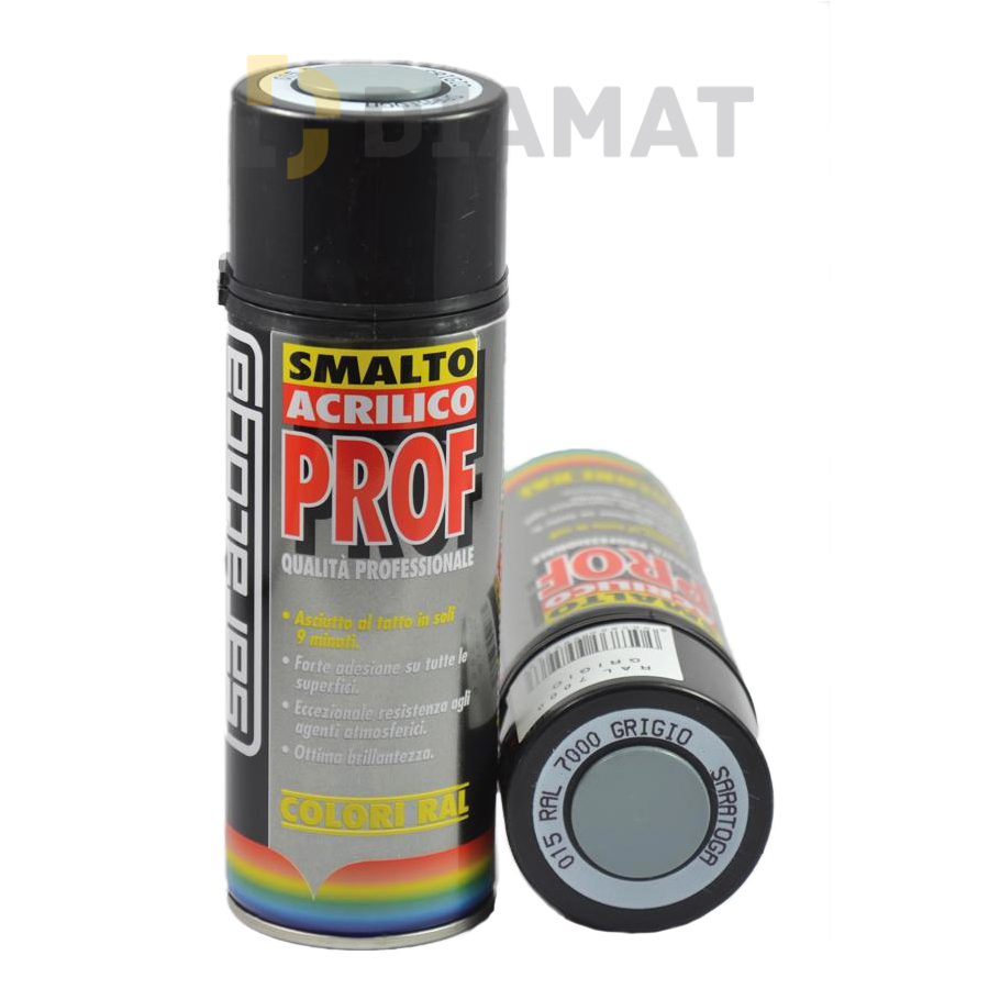 Sprej PROF - akrylová farba - sivá - RAL7000