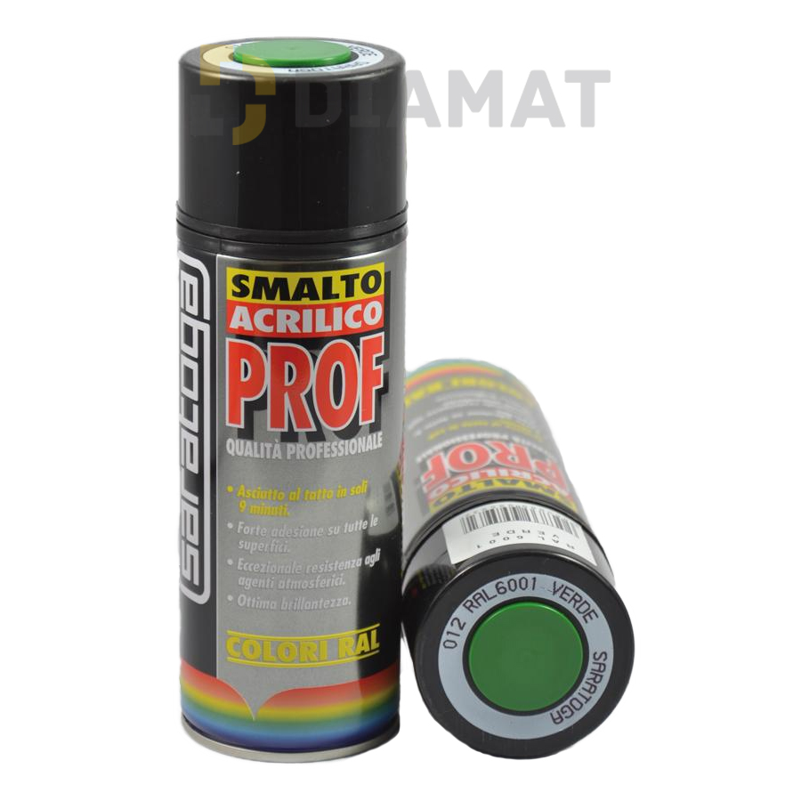 Sprej PROF - akrylová farba - smaragdovo zelená - RAL6001