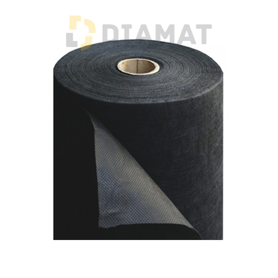 Netkaná textília - 1,6 x 100 m, čierna