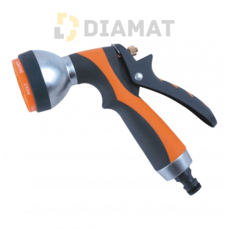 Pištoľ postrekovacia, 7 vzorov, kov/plast - VRCPRO