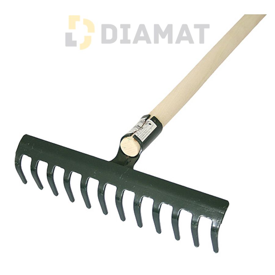 Hrable R105, 14 zubé s násadou 160 cm