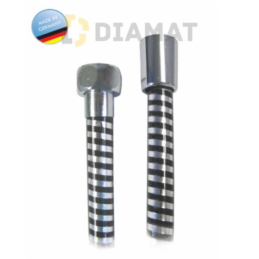 Hadica sprchovacia LUXUS - čiernochróm