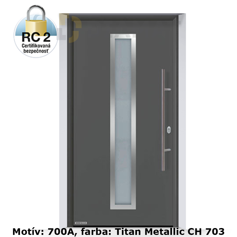 Ocel-hlinik-dom-dvere-Thermo65-Titan-metallic-Motiv700A