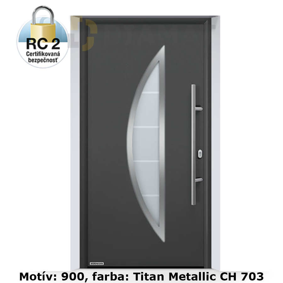 Ocel-hlinik-dom-dvere-Thermo65-Titan-metallic-Motiv900