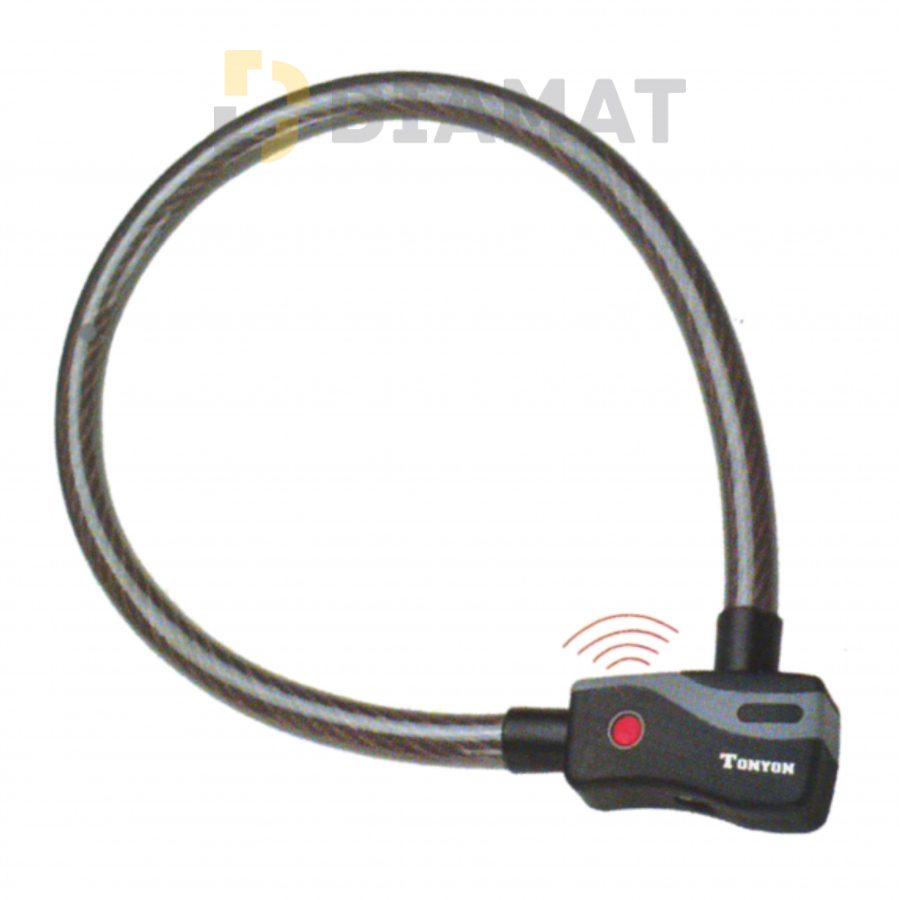 Zámok káblový s akustickým alarmom - Tonyon