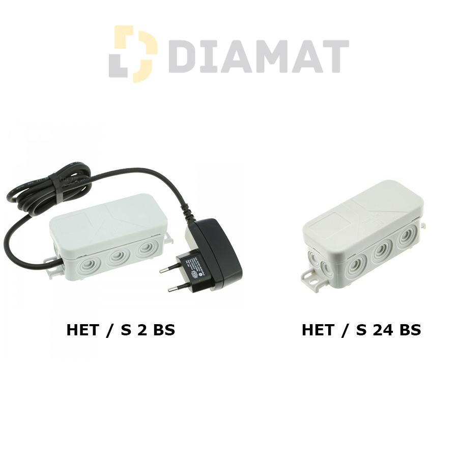 2-kanálový prijímač - HET/S 2 BS a HET/S 24 BS - Hörmann