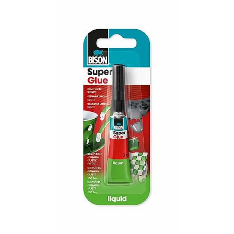 Lepidlo Bison Super Glue Liquid, 3 g