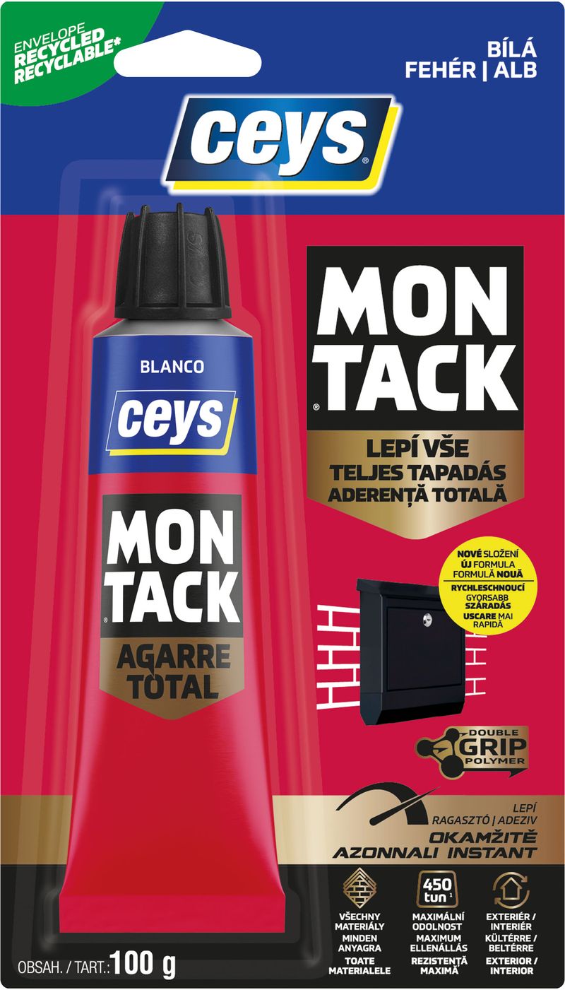 Lepidlo Ceys MONTACK LEPÍ VŠETKO OKAMŽITE, 100 g