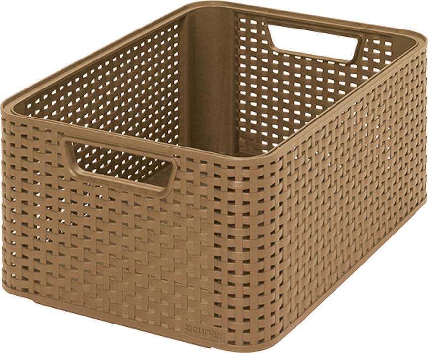 Košík Curver® STYLE2 M, mocca, 38x29x17 cm