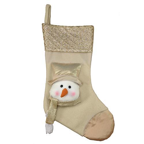 Dekoracia MagicHome, Ponožky Snehuliak, 50 cm