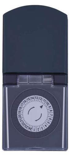Časovač EMOS P5508, IP44, mechanická spínacia zásuvka, 230 V, 3680 W