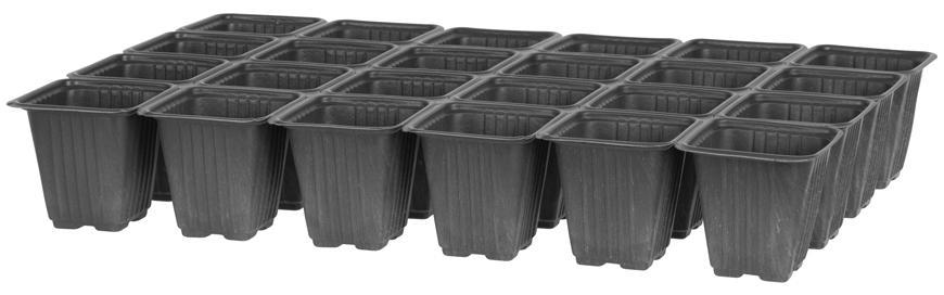 Sadbovač Strend Pro, na priesady, 49x33x8 cm, 24 priesad, štvorec, odlamovací, bal. 25 ks