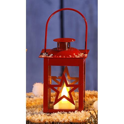 Lampas MagicHome LX2091, Hviezda, mix biely/červený, LED, bal. 12 ks