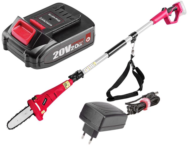 Píla Worcraft CPS-S20Li ShareSYS, 20V Li-Ion, vyvetvovacia, lišta 8