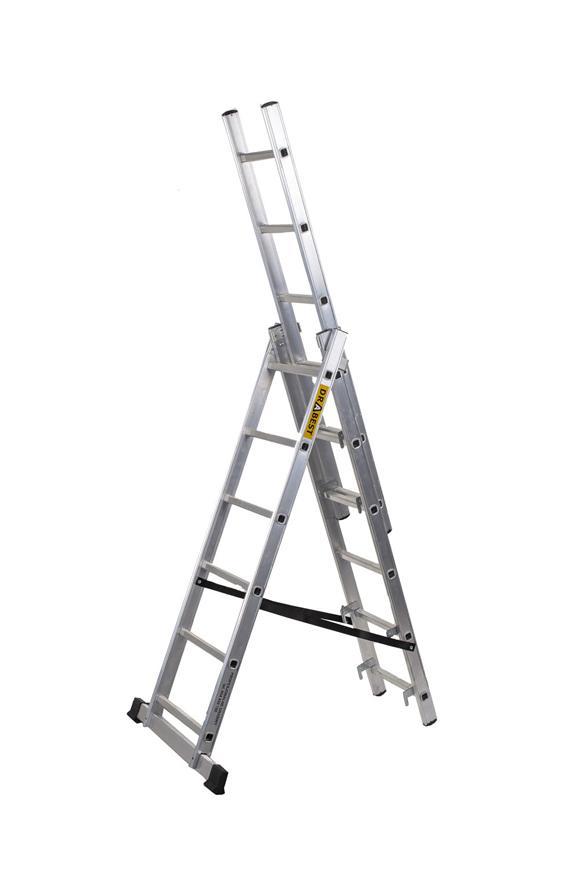 Rebrík Strend Pro DP 3x10, Alu, EN 131 max. 5.83 m, PRO