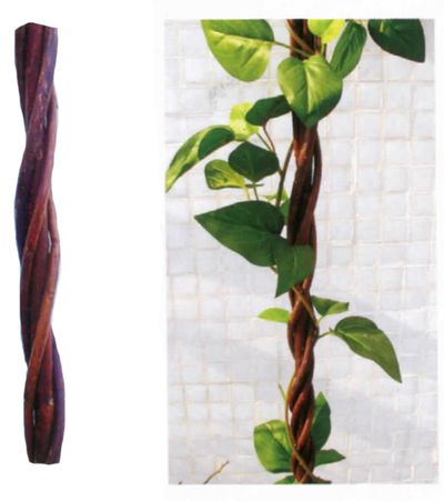 Tyč GreenGarden WILLOW 120 cm, prútená, špirálová, oporná k rastlinám