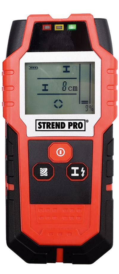 Detektor Strend Pro MK08, kovov a napätia, digitálny