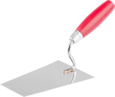 Lyžica murárska Strend Pro Premium, s drevenou rúčkou a kovovým ukončením, 160 mm, 0,9 mm, nerez