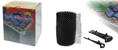 Zachytávač lístia K-166, ochranná sieťka na odkvap, CO-PP, 16x600 cm