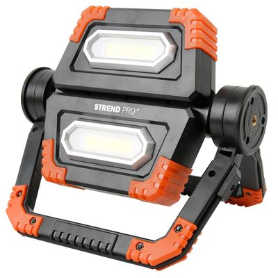 Svietidlo Strend Pro Worklight MWL750, COB LED 650 lm, 2400 mAh, skladací pracovný reflektor, USB na