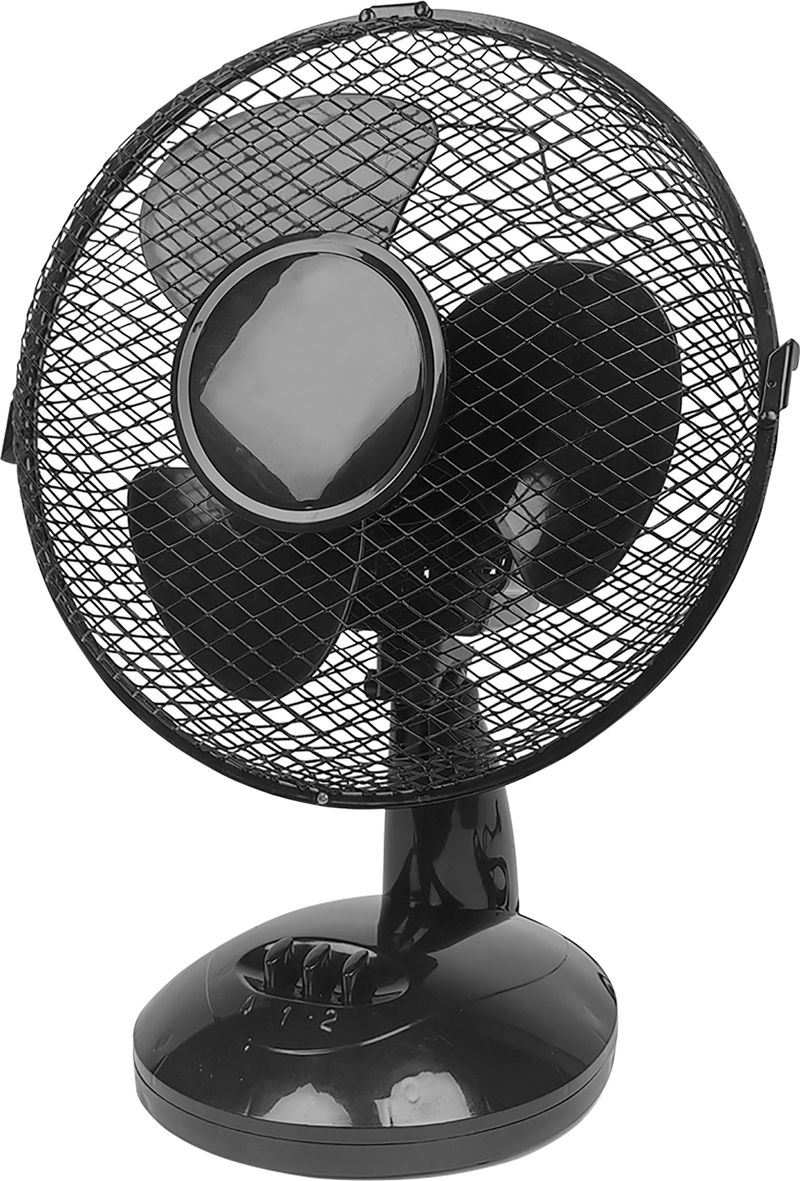 Ventilátor Strend Pro, stolový, čierny, 23 cm, 25 W