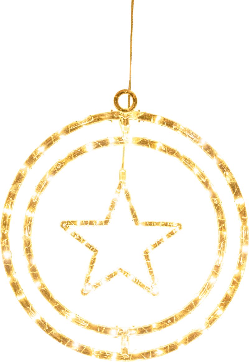 Dekorácia MagicHome Vianoce, hviezda, plast, 80xLED teplá biela, 32.5x36 cm, 3xAA