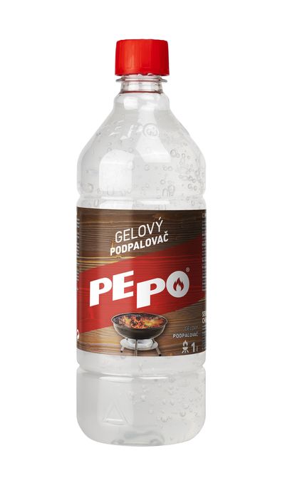Podpaľovač PE-PO® gélový, 1000 ml, rozpaľovač na gril, kachle, krby, pece