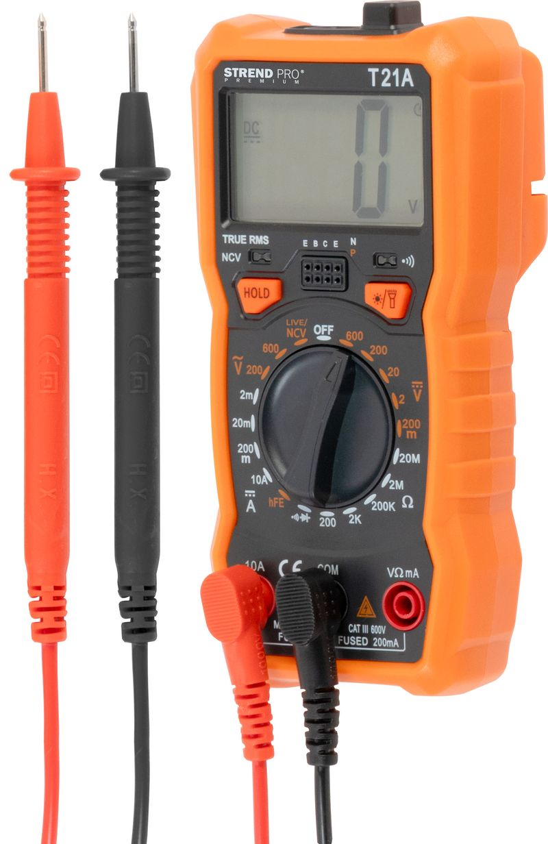 Multimeter Strend Pro Premium, digitálny, 1000A, 20A, 3xAAA
