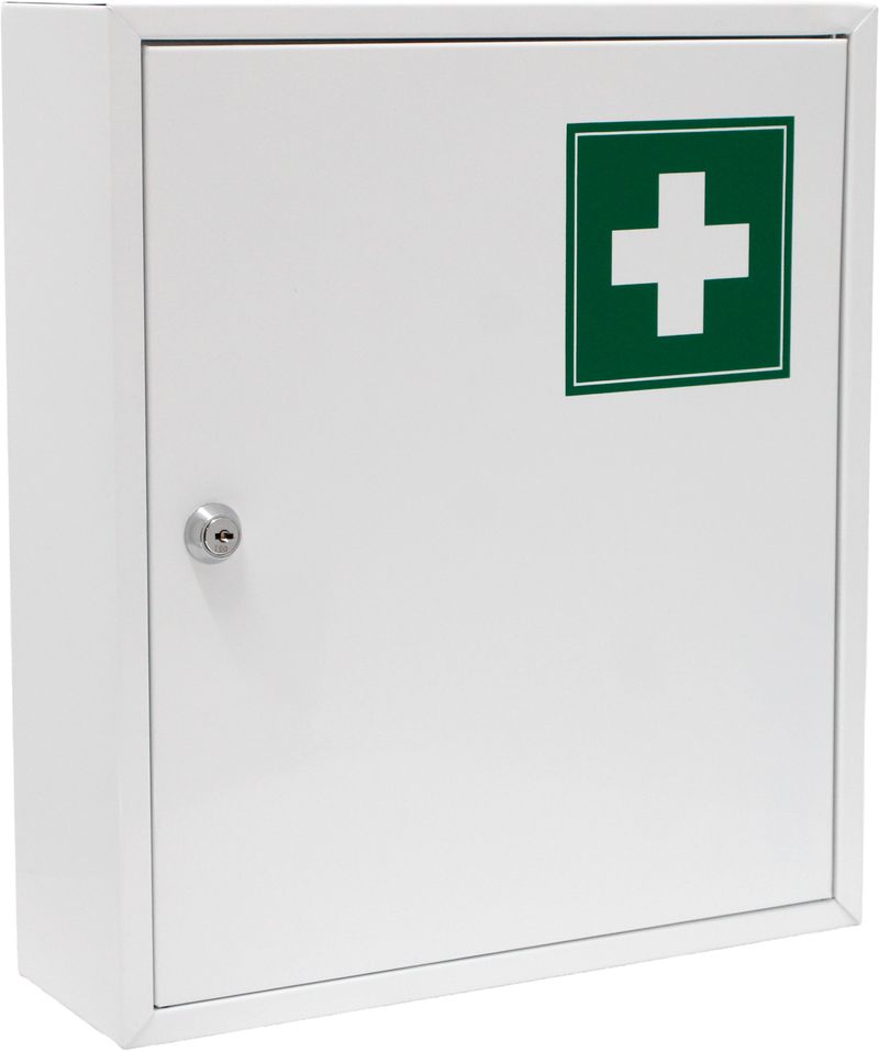 Lekárnička MEDIC, 31x10x36 cm, nástenná, kovová