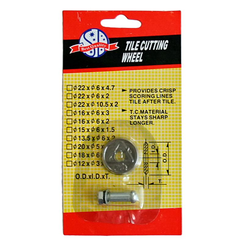 Koliesko MW222(22x6 mm) náhradné, pre rezač dlažby 212601, 212979,212588 a 212592