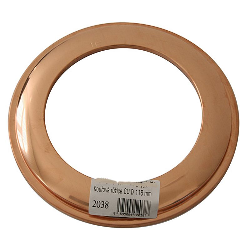 Ružica dymová Antikoro 125 mm, Cu, na dymovod