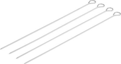 Sada špíz Strend Pro Grill, na opekanie a grilovanie, ihličky/ihlice, kov, v bal.: 4ks