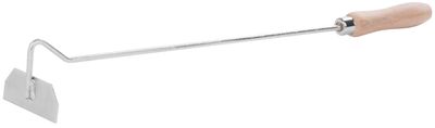 Kutáč KOVO.B ROPOF roštový, 500 mm, drevenná rúčka, kutáč ku krbu s háčikom, Fe+Zn