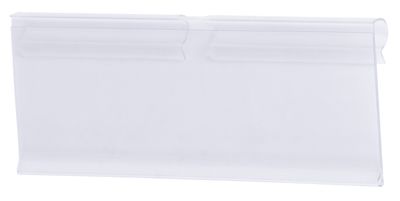 Cenovka na vešiak Racks H42 40x105mm, širší PVC háčik na cenovky