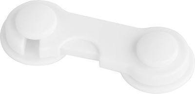 Poistka Strend Pro, detská, bezpečnostný zámok na dvierka a nábytok, plastová, nalepovacia, 9,7x3,7 cm