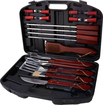 Sada náradia Strend Pro Grill, na opekanie, 19-dielna, v kufríku